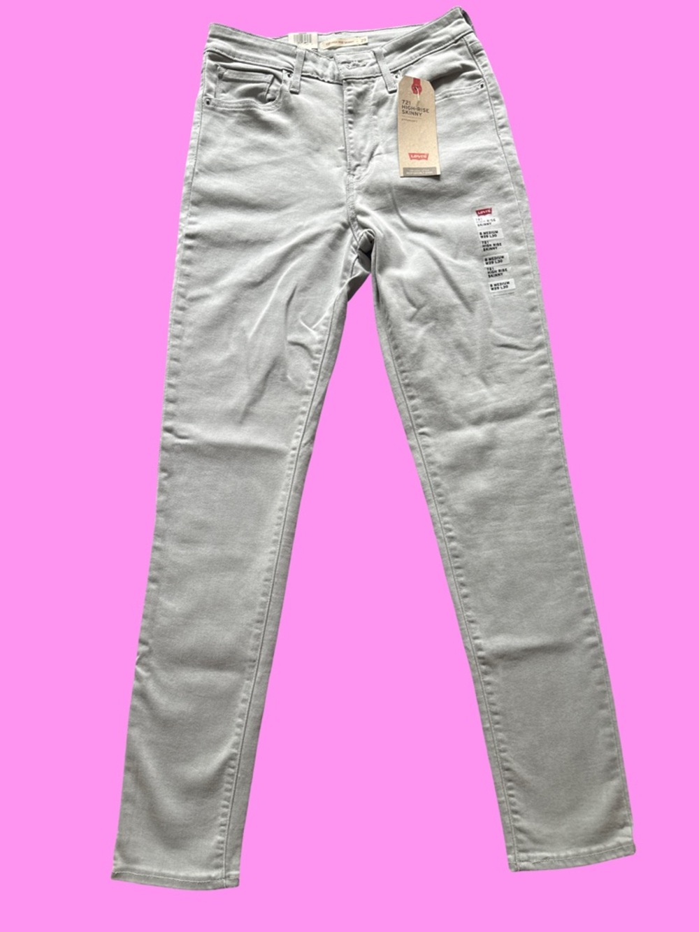 Levi's Women's Light Gray Skinny Jeans - Slim Stretch Fit
